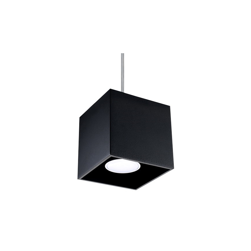 Lámpara colgante QUAD 1 1xGU10/40W/230V negra