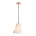 Lámpara colgante RACK 1xE27/11W/230V blanco/cobre