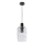 Lámpara colgante RADON 1xE27/40W/230V transparente