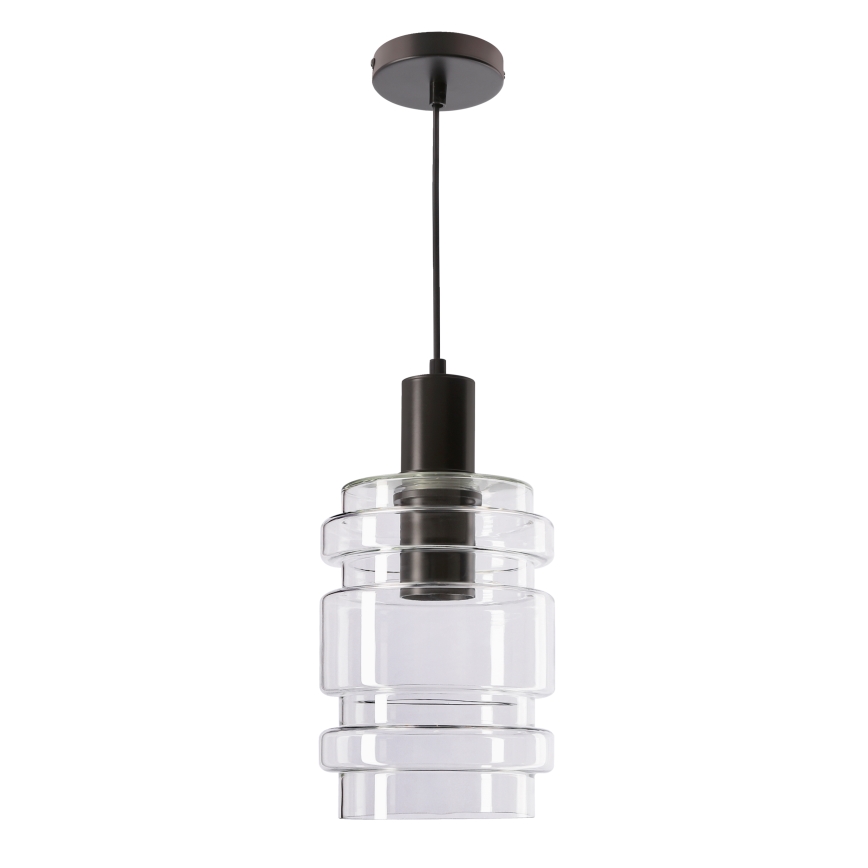 Lámpara colgante RADON 1xE27/40W/230V transparente