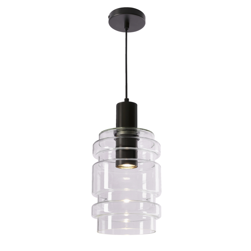 Lámpara colgante RADON 1xE27/40W/230V transparente