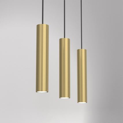 Lámpara colgante RAITO 3xGU10/8W/230V latón