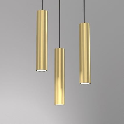 Lámpara colgante RAITO 3xGU10/8W/230V latón