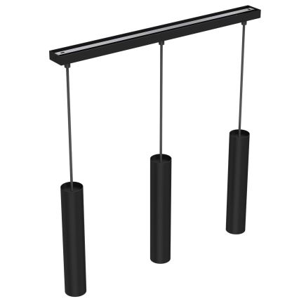 Lámpara colgante RAITO 3xGU10/8W/230V negro