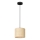 Lámpara colgante RATTAN 1xE27/60W/230V diá. 18 cm ratán