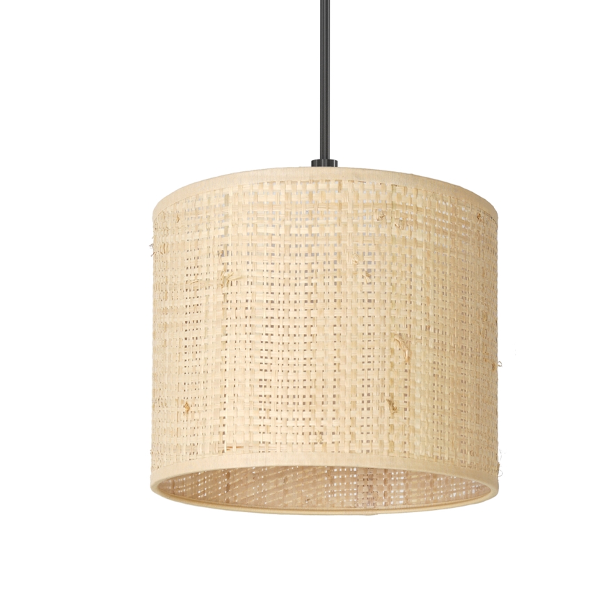 Lámpara colgante RATTAN 1xE27/60W/230V diá. 18 cm ratán
