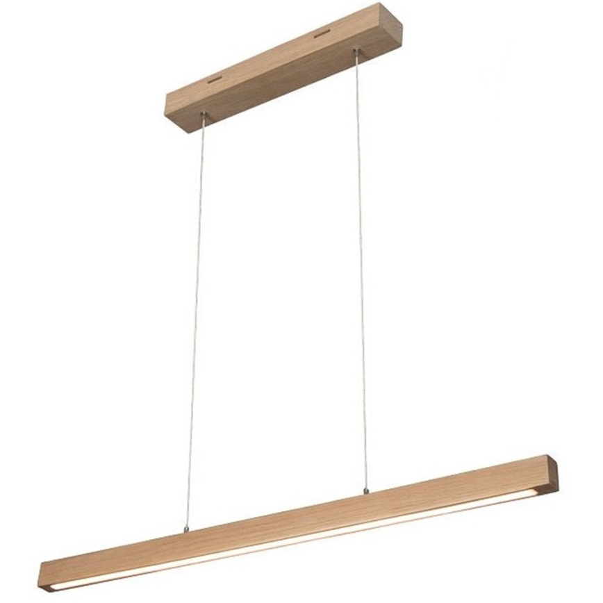 Lámpara colgante regulable LED en cable SMAL LED/12W/230V roble