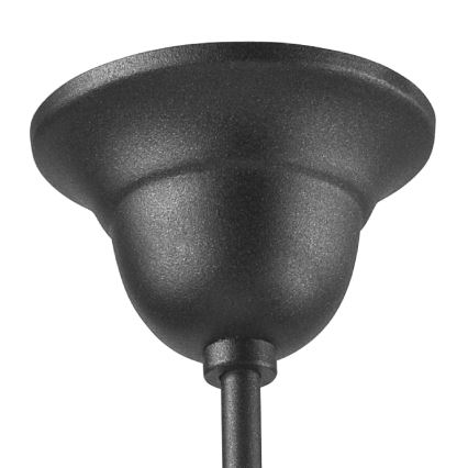 Lámpara de araña colgante RETRO 1xE27/60W/230V antracita
