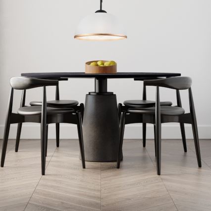 Lámpara de araña colgante RETRO 1xE27/60W/230V negro