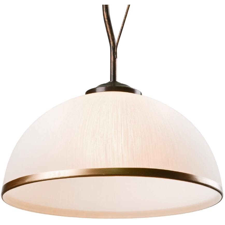 Lámpara colgante RETRO 1xE27/60W/230V pátina negra
