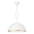 Lámpara colgante RETRO II 1xE27/60W/230V blanco