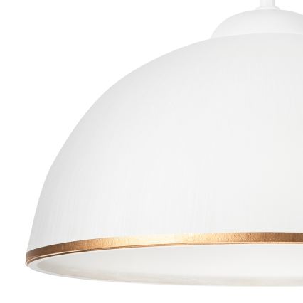 Lámpara colgante RETRO II 1xE27/60W/230V blanco