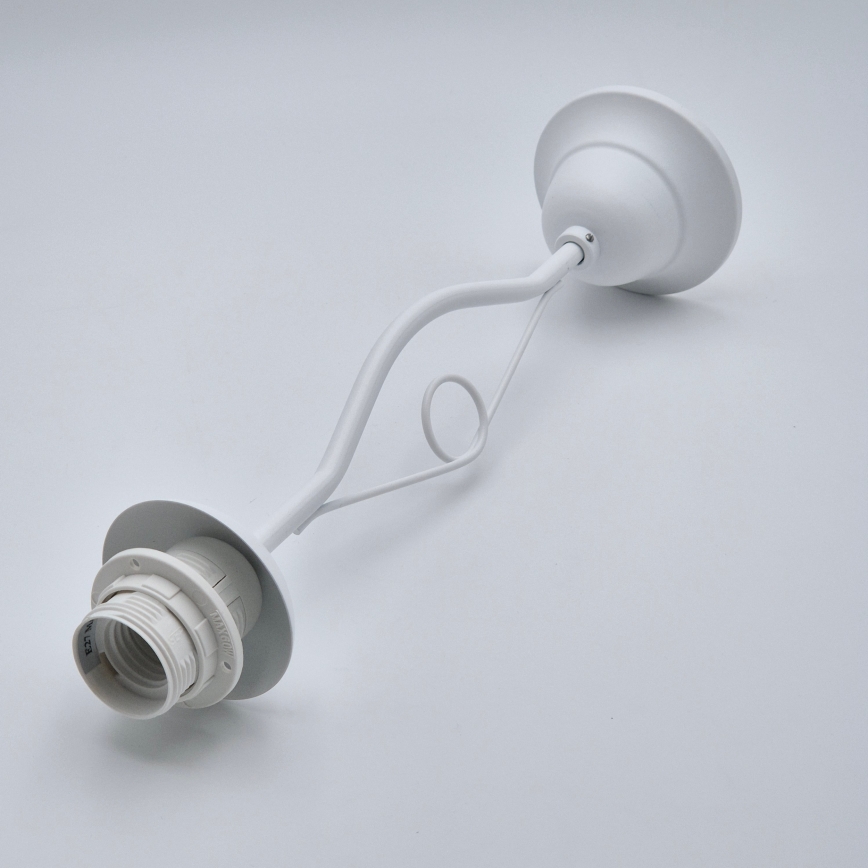 Lámpara colgante RETRO II 1xE27/60W/230V blanco