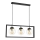 Lámpara colgante REY 3xE27/7W/230V negro