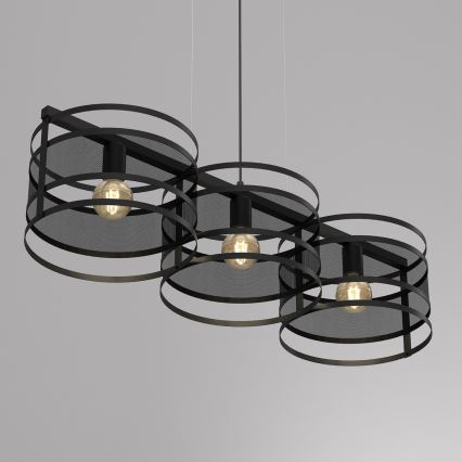 Lámpara colgante RIM 3xE27/60W/230V