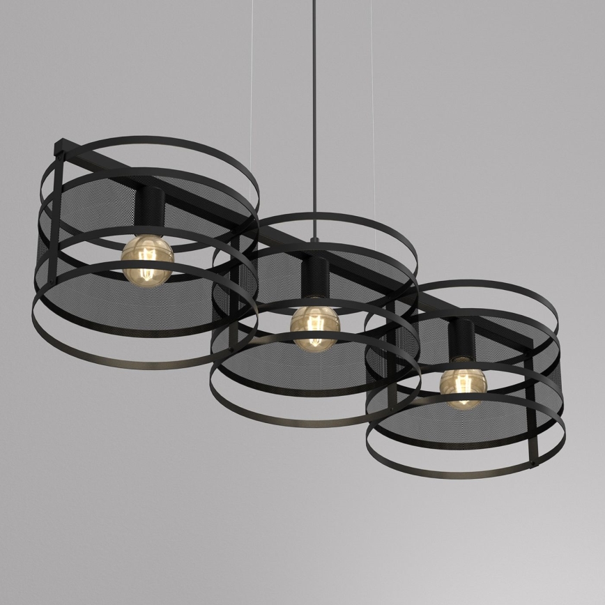 Lámpara colgante RIM 3xE27/60W/230V