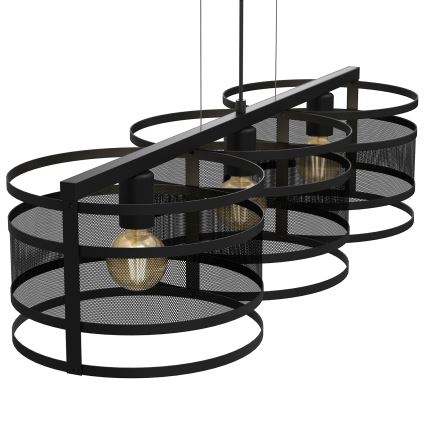 Lámpara colgante RIM 3xE27/60W/230V