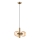Lámpara colgante ROLLO 3xE14/5W/230V dorado/ahumado beige