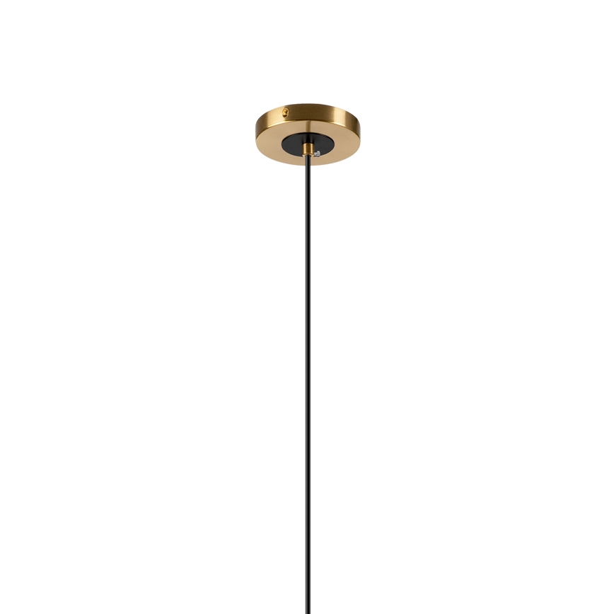 Lámpara colgante ROLLO 3xE14/5W/230V dorado/ahumado beige