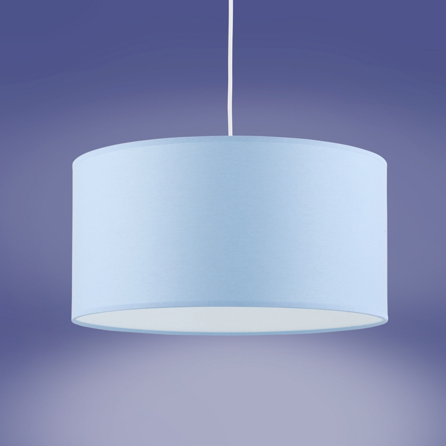 Lámpara colgante RONDO KIDS 1xE27/15W/230V azul