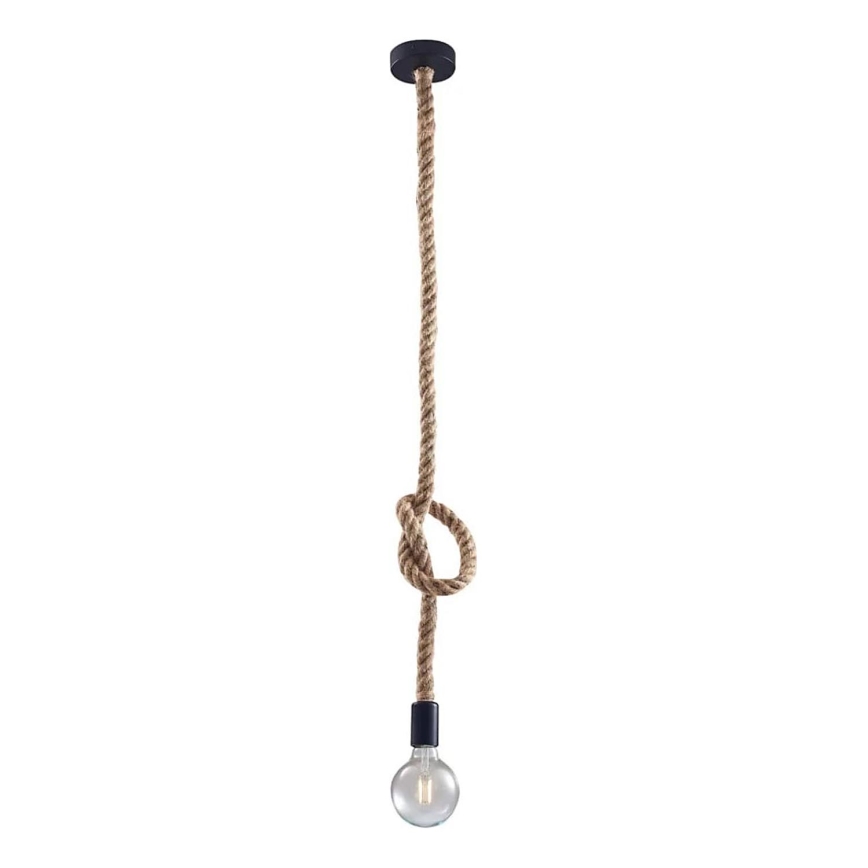 Lámpara colgante ROPE 1xE27/12W/230V