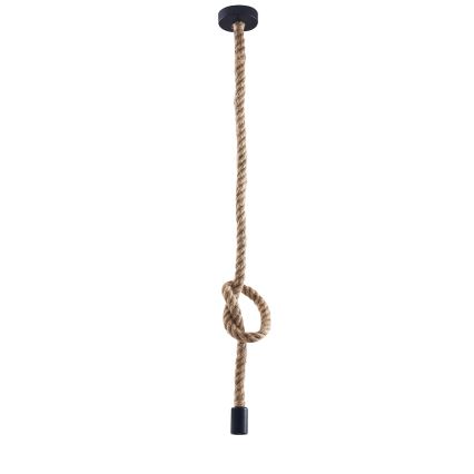 Lámpara colgante ROPE 1xE27/12W/230V