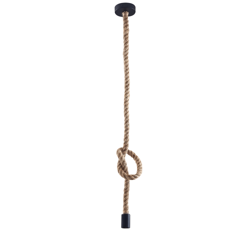 Lámpara colgante ROPE 1xE27/12W/230V