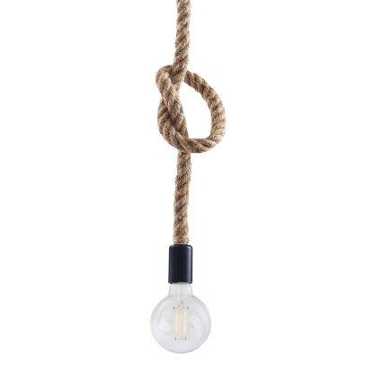 Lámpara colgante ROPE 1xE27/12W/230V