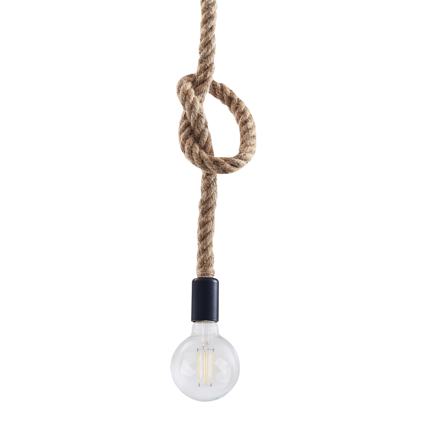 Lámpara colgante ROPE 1xE27/12W/230V