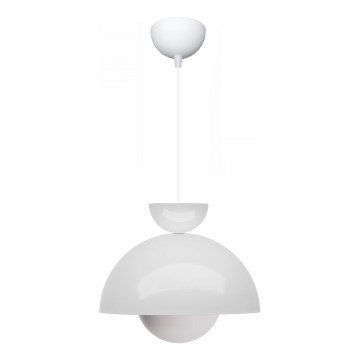 Lámpara colgante SALVA 1xE27/15W/230V blanca