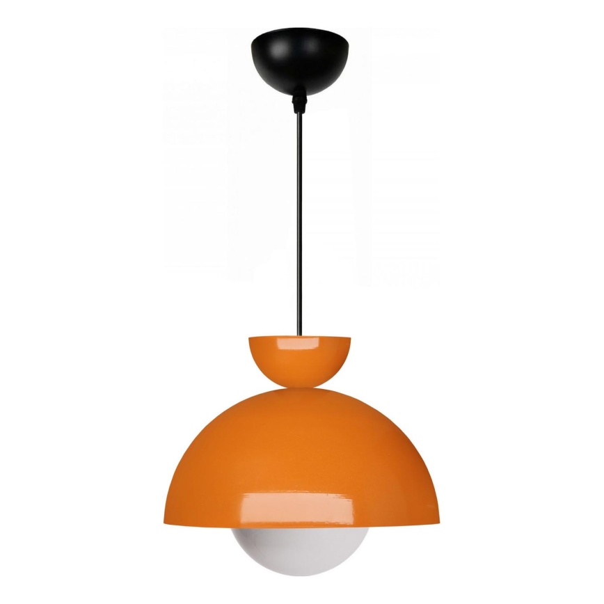 Lámpara colgante SALVA 1xE27/15W/230V naranja