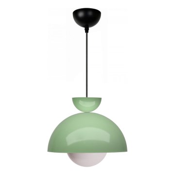 Lámpara colgante SALVA 1xE27/15W/230V verde