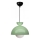 Lámpara colgante SALVA 1xE27/15W/230V verde