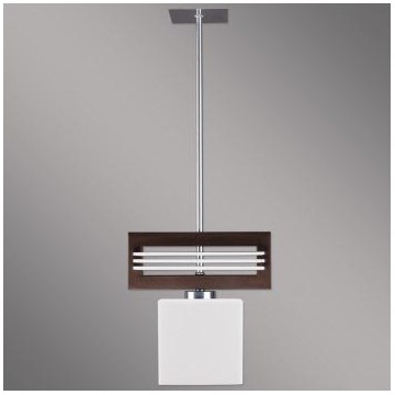 Lámpara colgante SANGA 1xE14/60W marrón