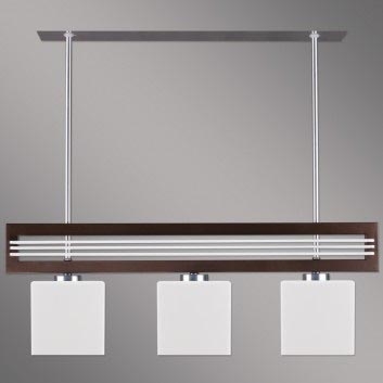 Lámpara colgante SANGA 3xE14/60W marrón