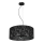 Lámpara colgante SATINO 3xE27/60W/230V negro/gris