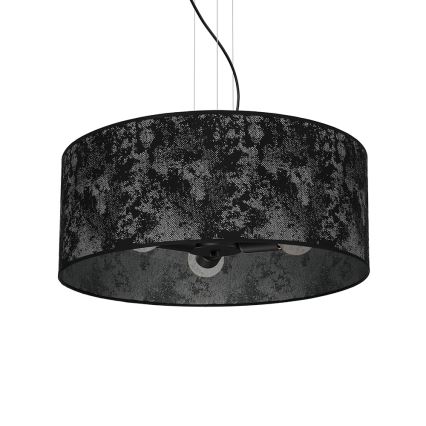 Lámpara colgante SATINO 3xE27/60W/230V negro/gris