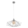 Lámpara colgante SATURN 1xE27/15W/230V gris