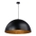 Lámpara colgante SFERA 1xE27/60W/230V diá. 35 cm negro/cobre