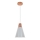 Lámpara colgante SHADE 1xE27/15W/230V cobre/gris