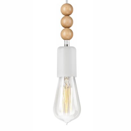 Lámpara colgante SIMON 1xE27/60W/230V haya