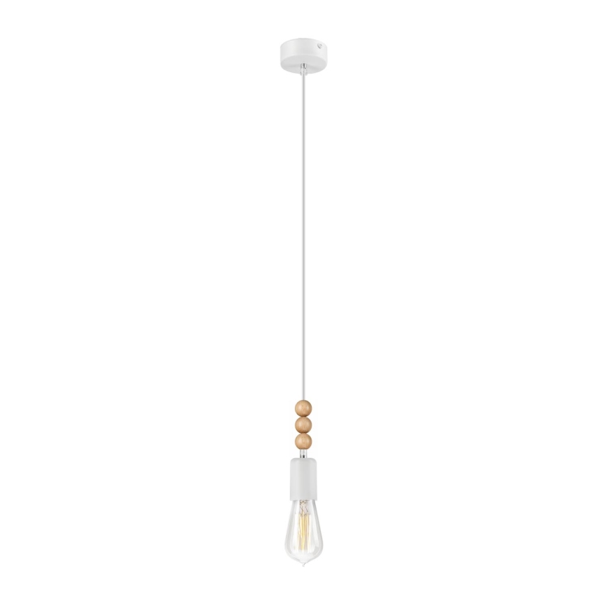 Lámpara colgante SIMON 1xE27/60W/230V haya