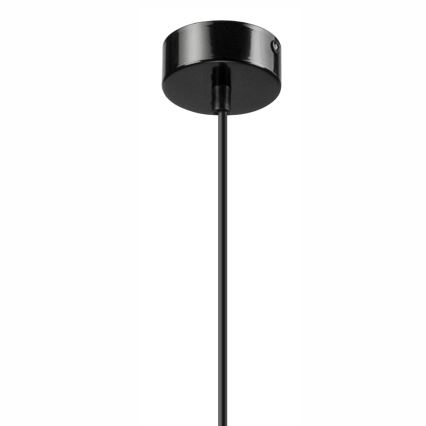 Lámpara colgante con cable SIMON 1xE27/60W/230V negro/haya