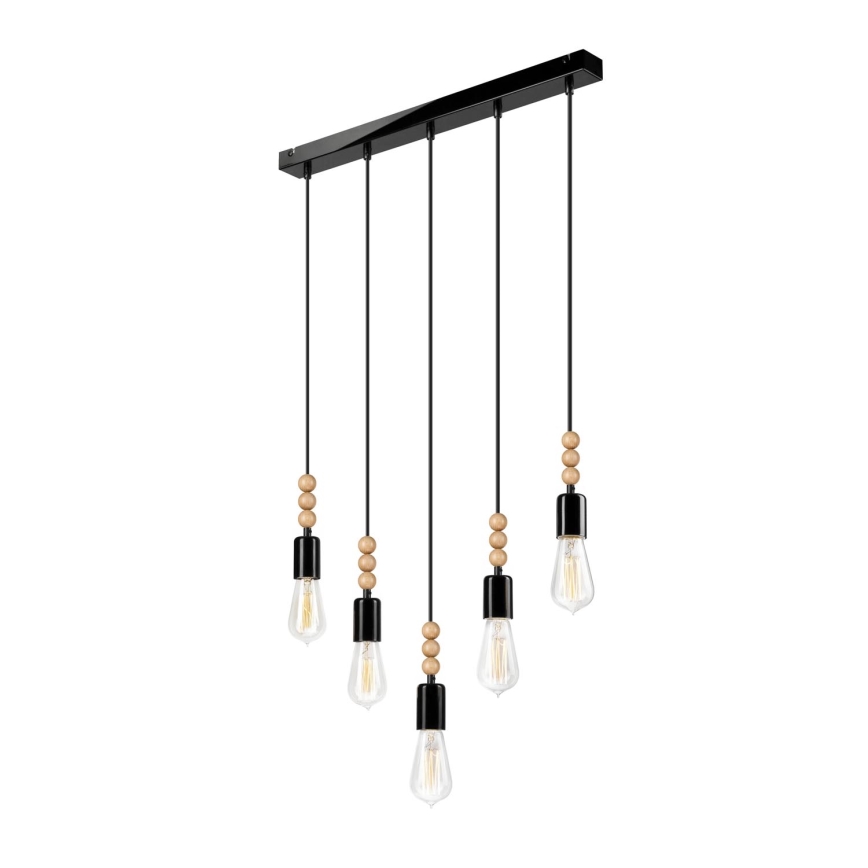 Lámpara colgante SIMON 5xE27/60W/230V