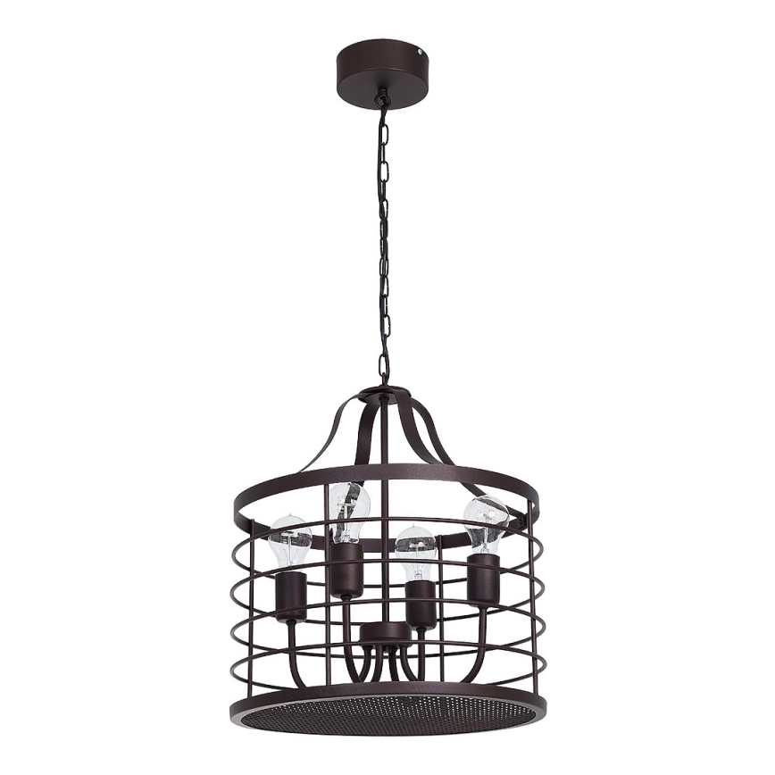 Lámpara colgante SINGLE 6 4xE27/60W/230V