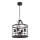 Lámpara colgante SINGLE 6 4xE27/60W/230V