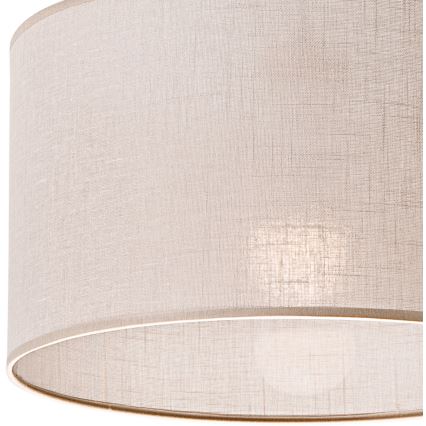 Lámpara colgante SIRJA 1xE27/60W/230V beige