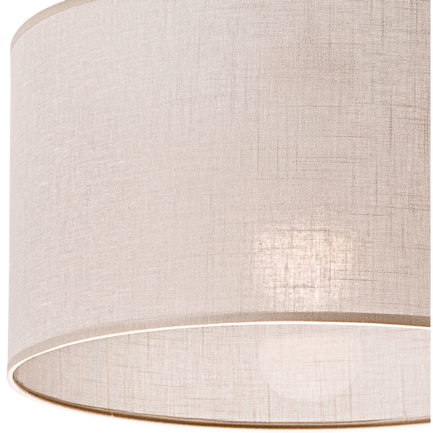 Lámpara colgante SIRJA 1xE27/60W/230V beige