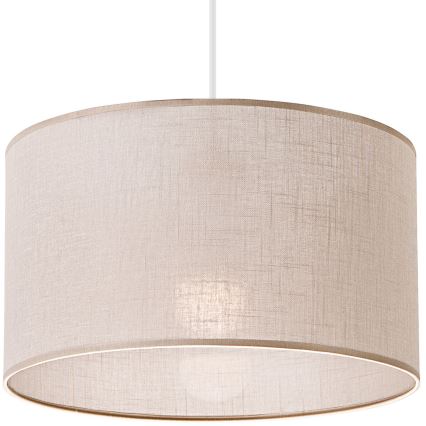Lámpara colgante SIRJA 1xE27/60W/230V beige