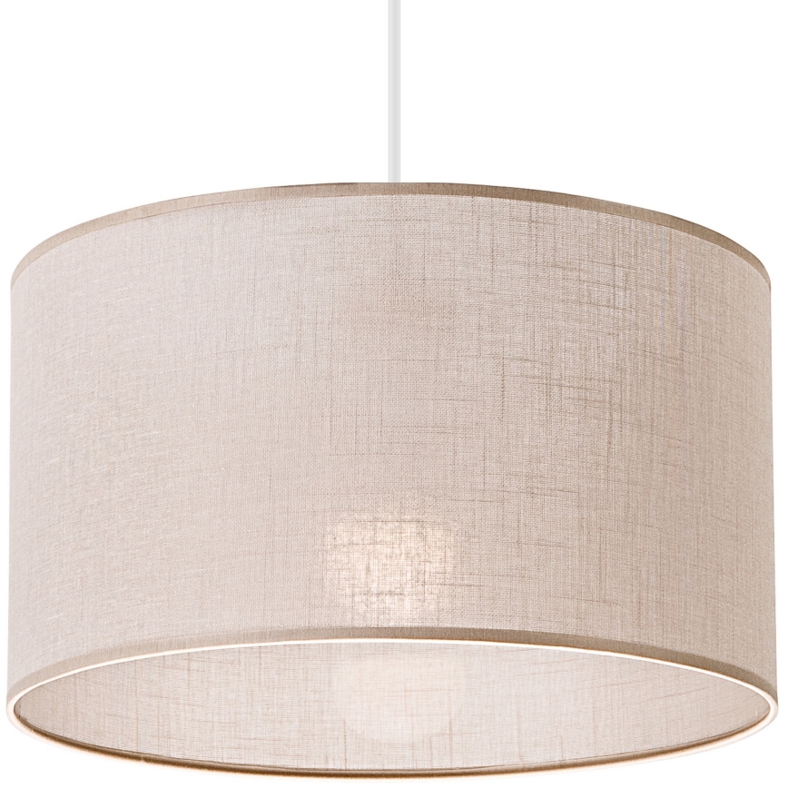 Lámpara colgante SIRJA 1xE27/60W/230V beige